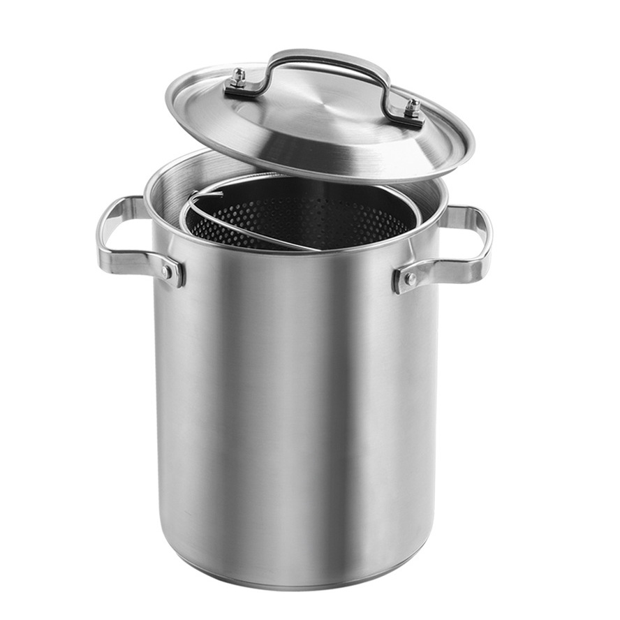 Nồi chiên gà rán khoai tây chiên phi lê cá inox 304 cho gia đình STG01
