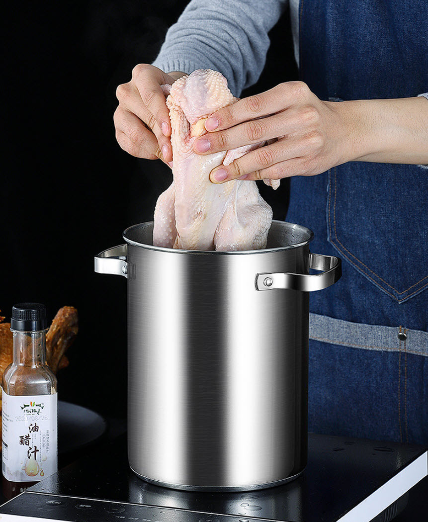 Nồi chiên gà rán khoai tây chiên phi lê cá inox 304 cho gia đình STG01