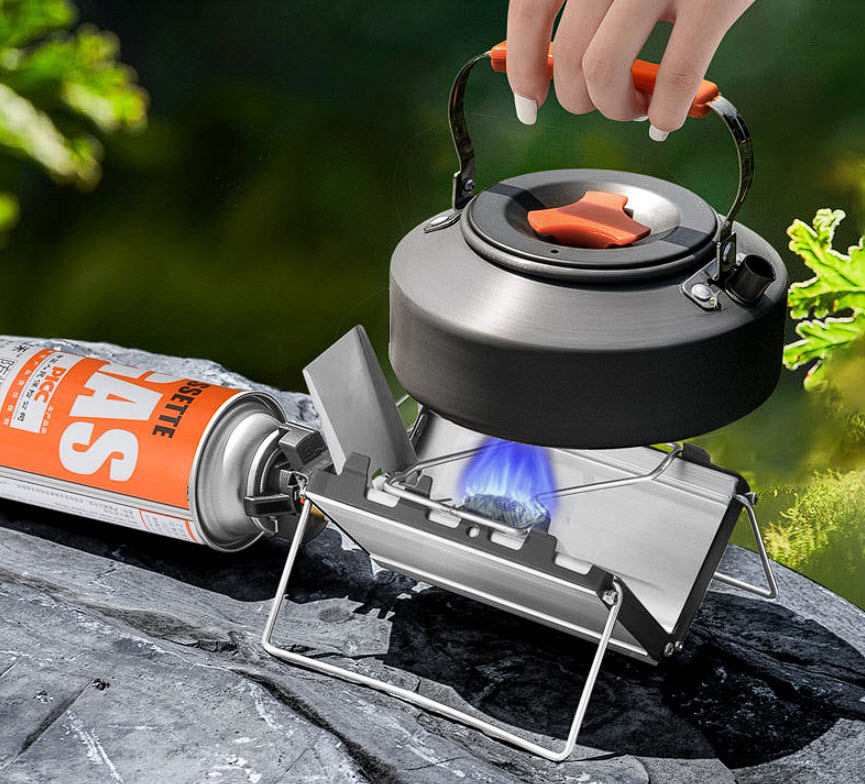 Bếp gas cắm trại gấp gọn chống gió bếp gas camping XCT09