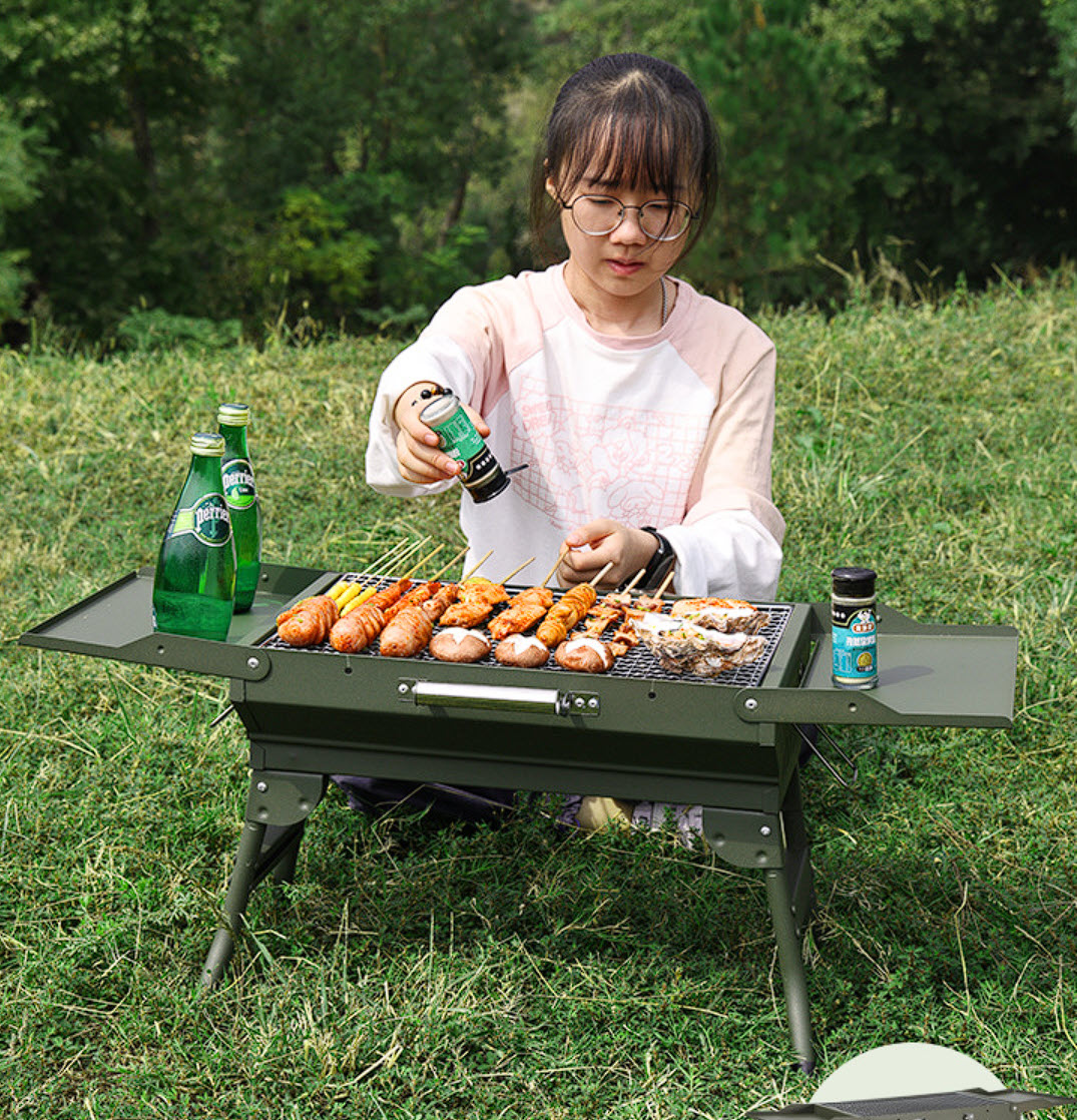 Bếp nướng than BBQ cắm trại lò nướng than hoa du lịch YD013