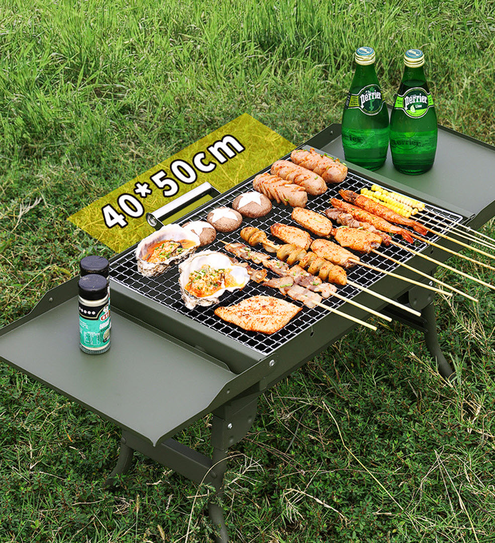 Bếp nướng than BBQ cắm trại lò nướng than hoa du lịch YD013
