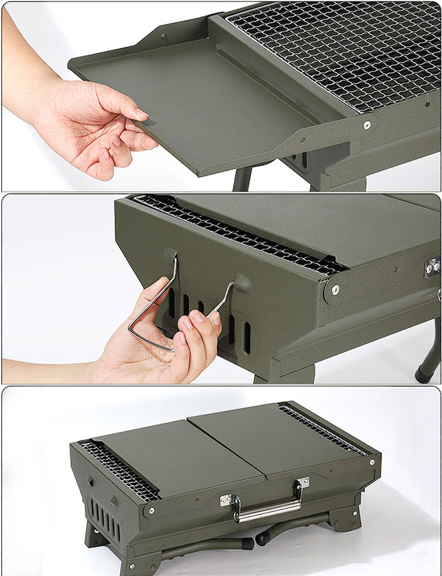 Bếp nướng than BBQ cắm trại lò nướng than hoa du lịch YD013