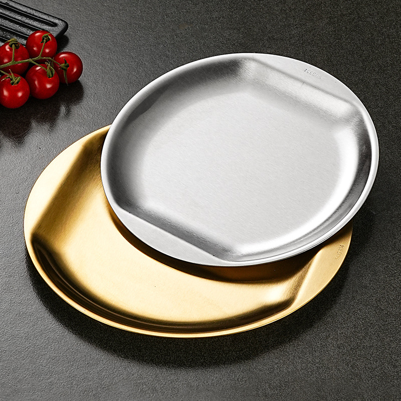 Dĩa inox 304 đựng thức ăn set đồ nướng pasta kim chi BLT02