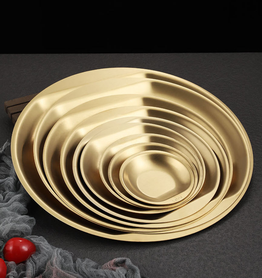 Dĩa inox 304 đựng thức ăn set đồ nướng pasta kim chi BLT02