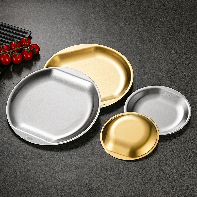 Dĩa inox 304 đựng thức ăn set đồ nướng pasta kim chi BLT02