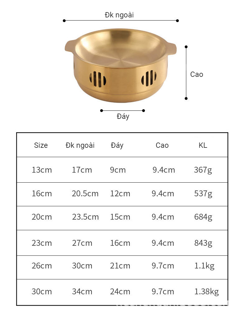 Bộ chảo bếp cồn inox 304 hâm nóng thức ăn đựng tôm hùm cua hấp lagu sườn cây C5415