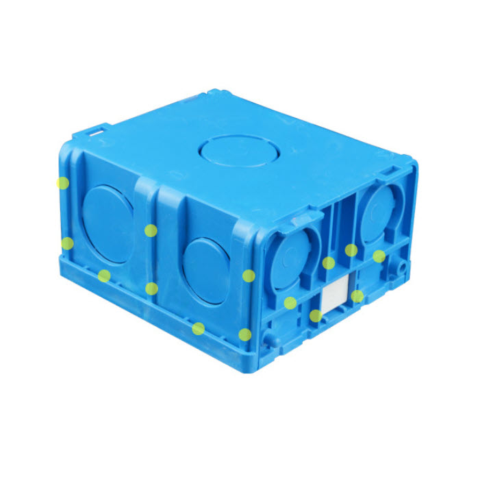 Đế âm tường type 86 nhựa PVC cho công tắc ổ cắm HOD20