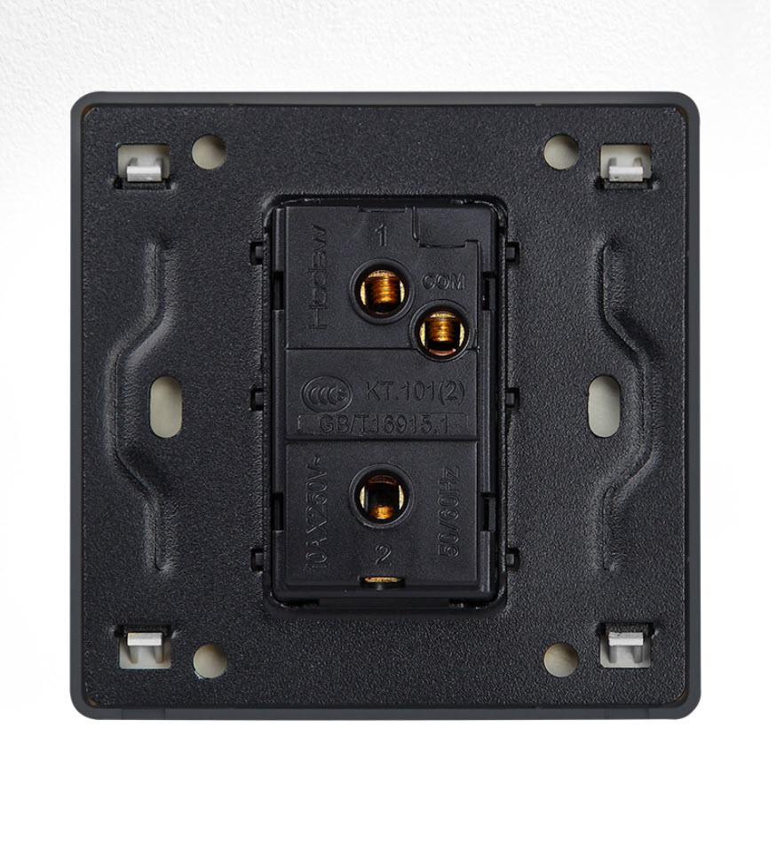 Công tắc ổ cắm âm tường vân gỗ HOD21 toggle bằng pha lê