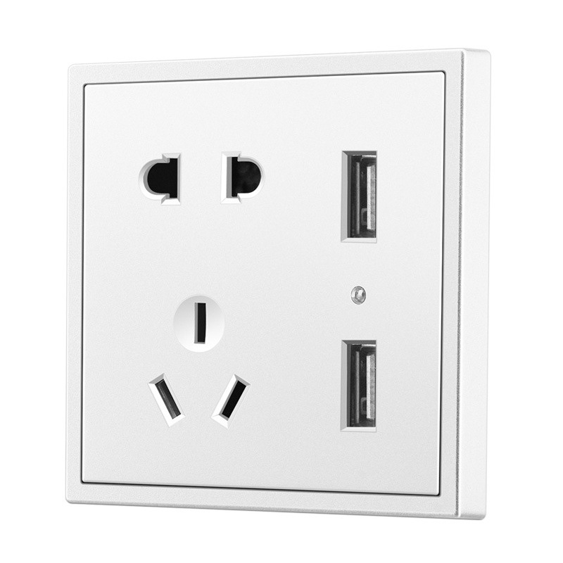 Công tắc ổ cắm âm tường mặt PC toggle bằng đồng HOD25 type 86