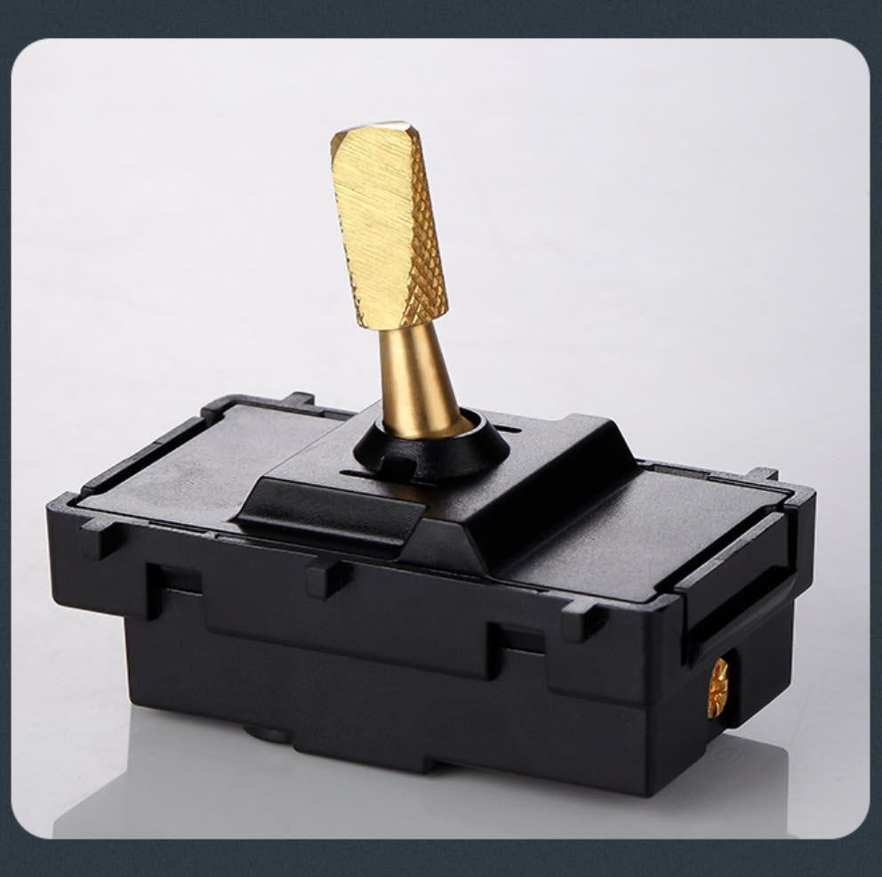 Công tắc ổ cắm âm tường mặt PC toggle bằng đồng HOD33 type 86