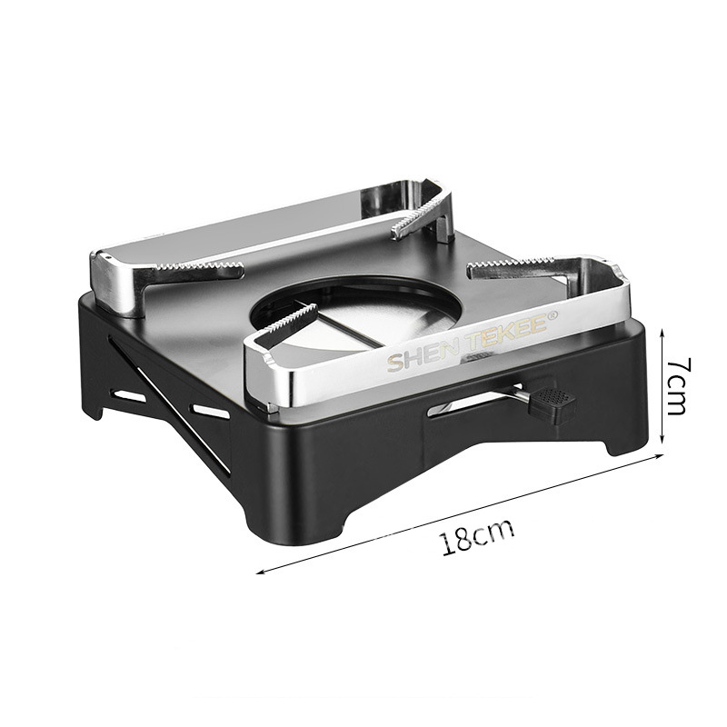 Bếp cồn inox hâm nóng thức ăn size 18cm Tekee ST10