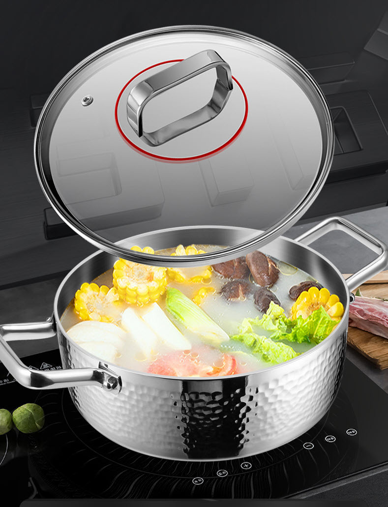 Nồi inox y tế 316 cao cấp kèm vỉ hấp size 20-30cm KQTGA1