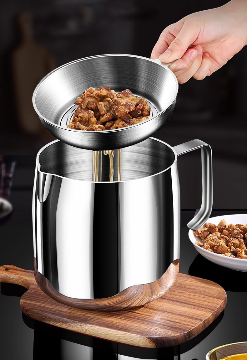 Ca lọc dầu inox y tế 316 cao cấp 1500-2000ml KQYH316