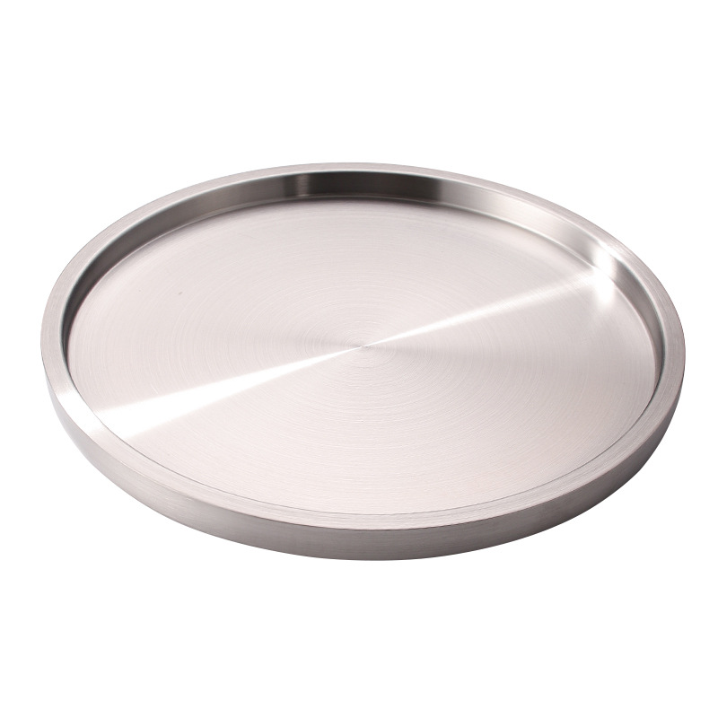 Dĩa đựng beefsteak trưng bày thức ăn inox 304 2 lớp cách nhiệt CCD017