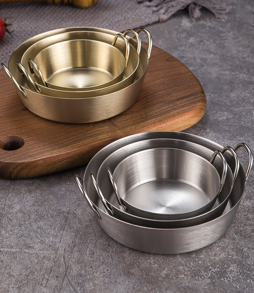 Chén inox đựng gia vị kim chi topping ăn đồ nướng CCD020