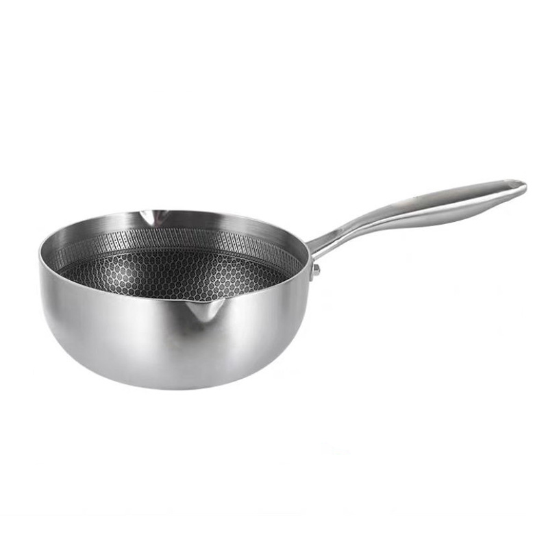 Nồi nấu sữa nồi chiên hấp đa năng inox 316 chống dính tổ ong CCD022