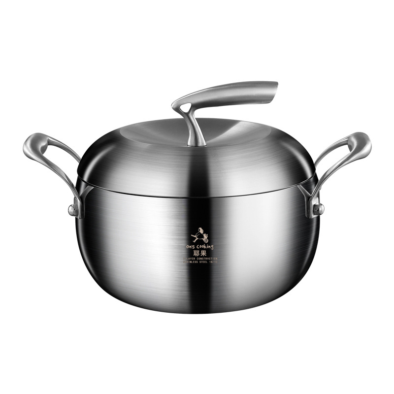 Nồi trái táo inox 316 có xửng hấp đa năng size 18-24cm CCD023