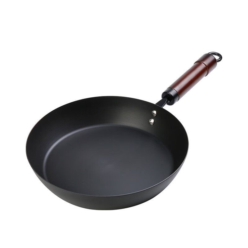 Chảo thép Nhật đáy bằng size 24-28cm JG998