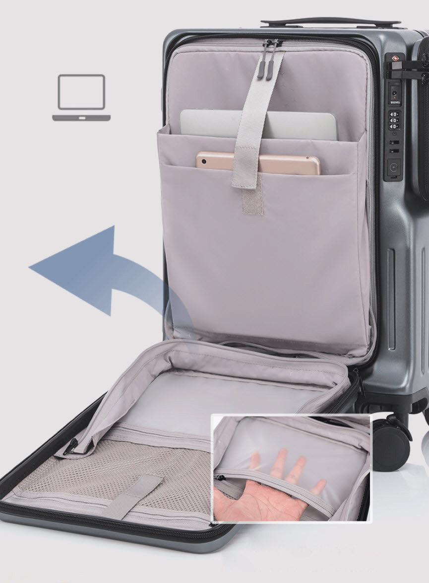 Vali kéo du lịch đa năng 20inch khóa số TSA T168