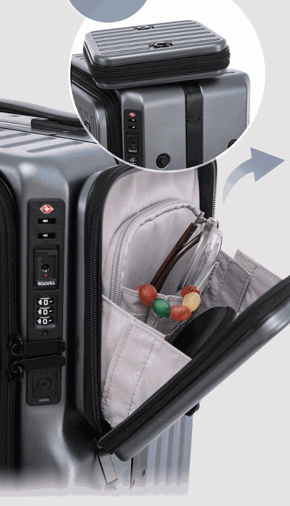 Vali kéo du lịch đa năng 20inch khóa số TSA T168