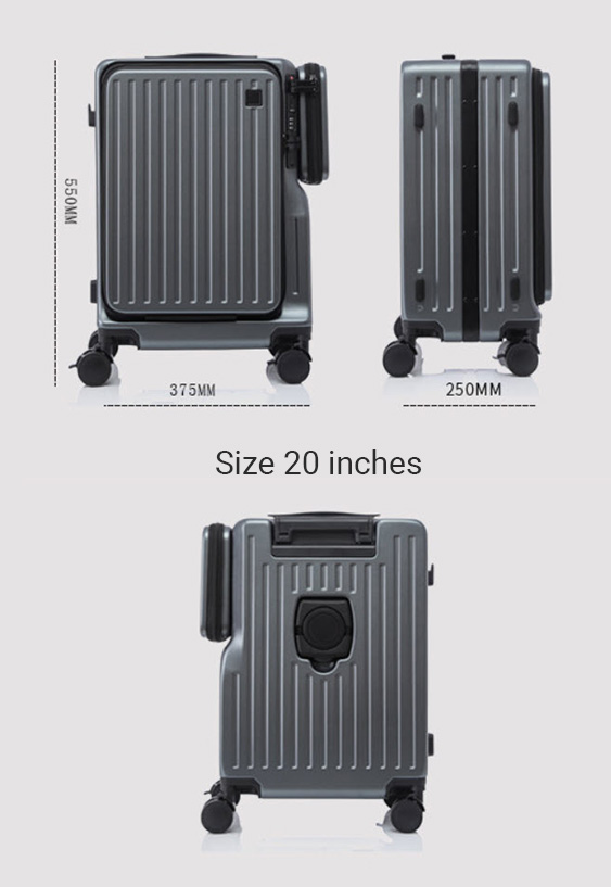 Vali kéo du lịch đa năng 20inch khóa số TSA T168