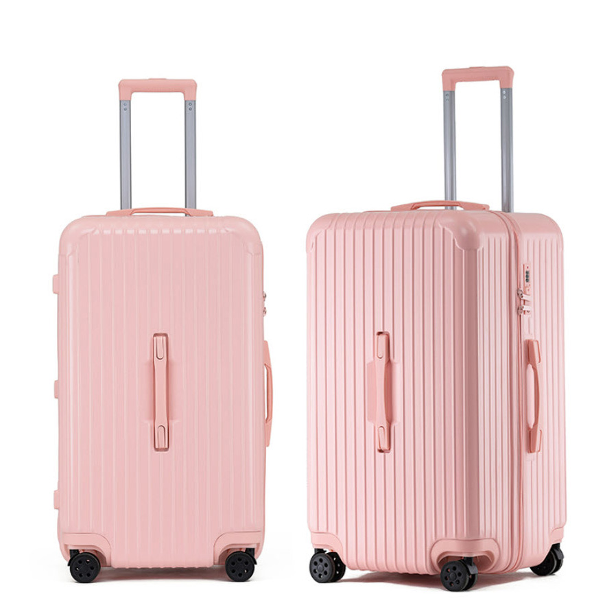 Vali kéo du lịch vỏ ABS+PC vân sọc khóa TSA size 22-36inch T1903