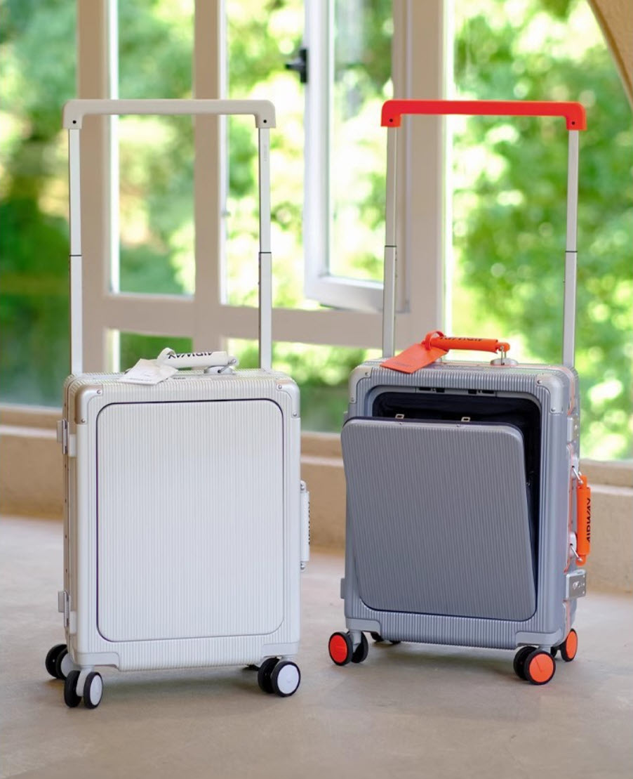 Vali kéo du lịch Airway AW017 viền nhôm cao cấp khóa TSA 20-24inch