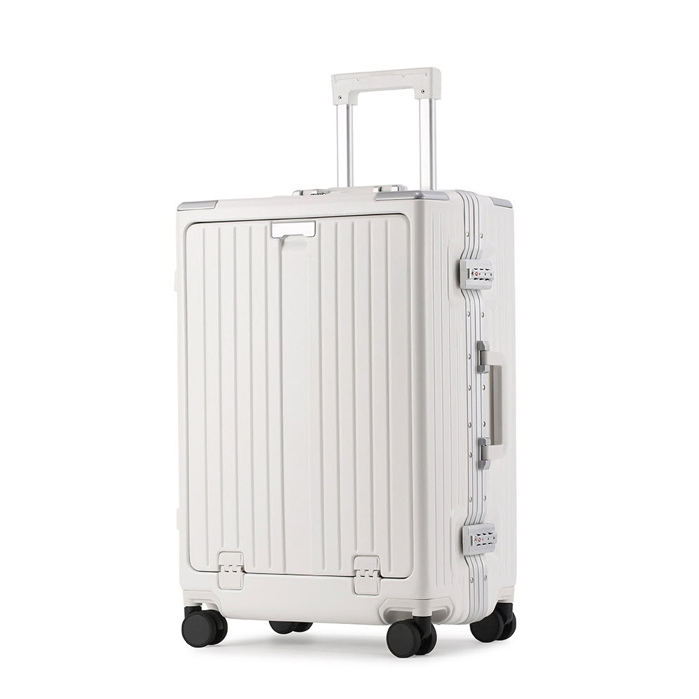 Vali kéo du lịch ngăn hông phụ có cổng sạc USB khóa đôi TSA 18-26inch T6222