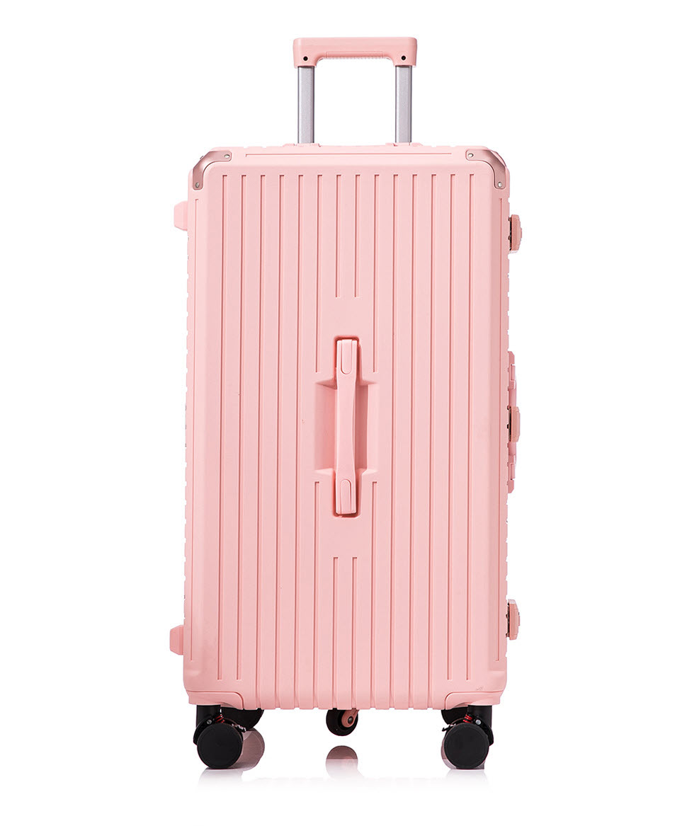 Vali kéo du lịch khóa đôi TSA viền nhôm cổng sạc USB size 24-32inch PH9019
