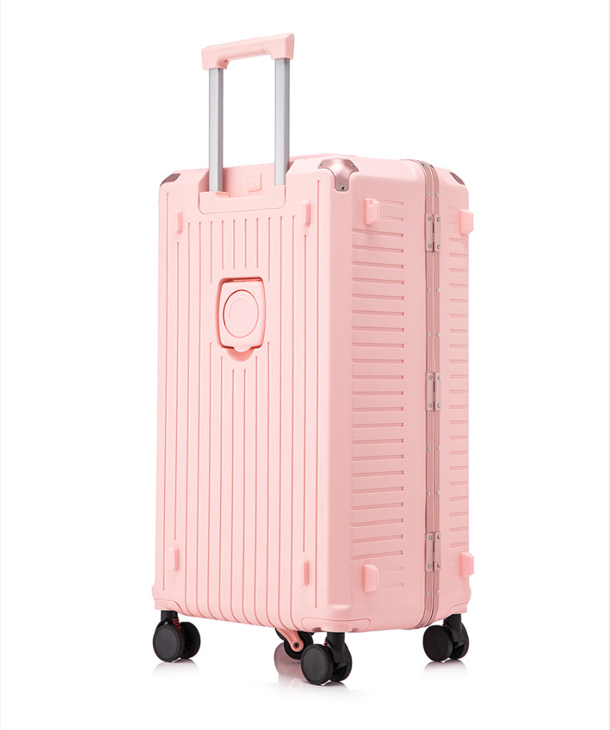 Vali kéo du lịch khóa đôi TSA viền nhôm cổng sạc USB size 24-32inch PH9019