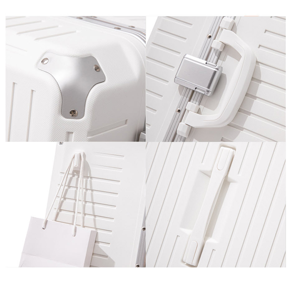 Vali kéo du lịch khóa đôi TSA viền nhôm cổng sạc USB size 24-32inch PH9019