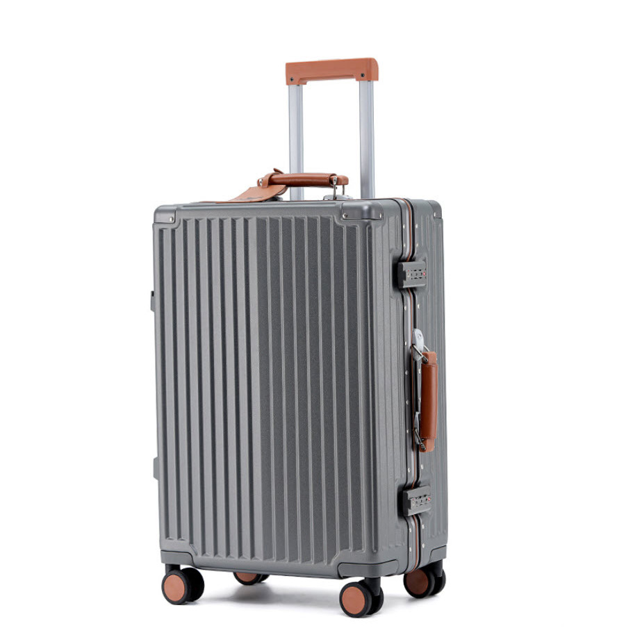 Vali kéo du lịch khóa đôi TSA viền nhôm thời trang 20-28inch PJ0925
