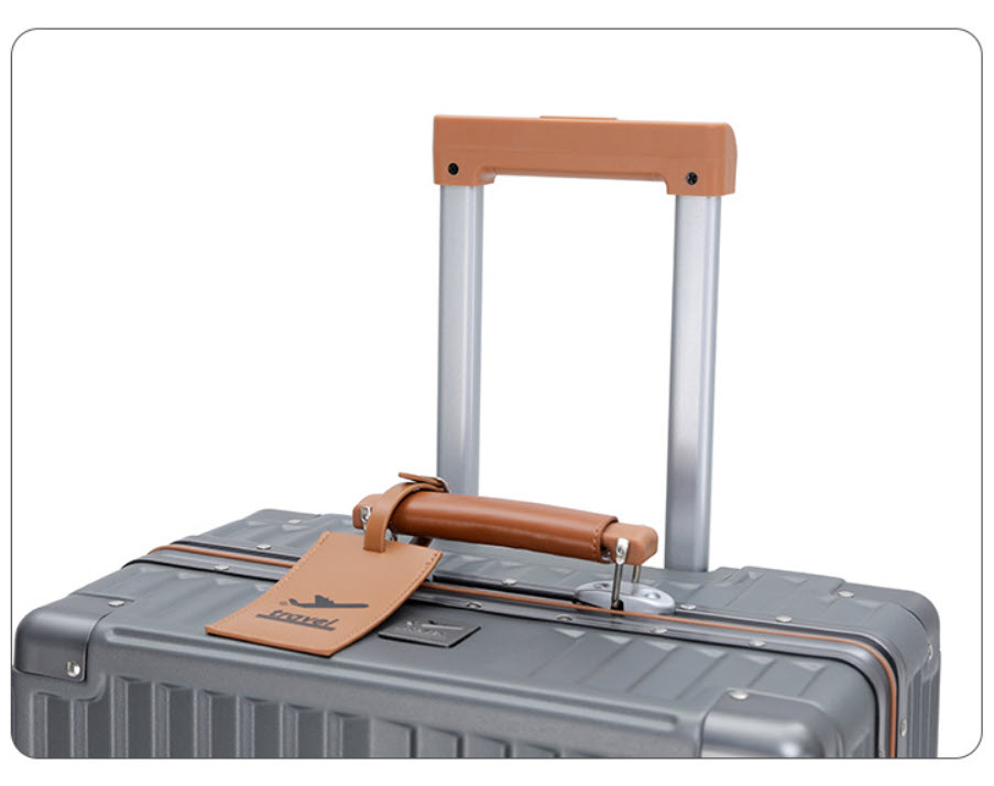 Vali kéo du lịch khóa đôi TSA viền nhôm thời trang 20-28inch PJ0925