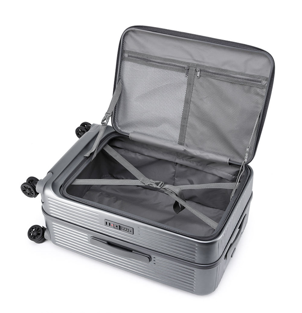 Vali kéo du lịch khóa TSA mở mặt hông có khóa bánh 20-26inch PJ2406