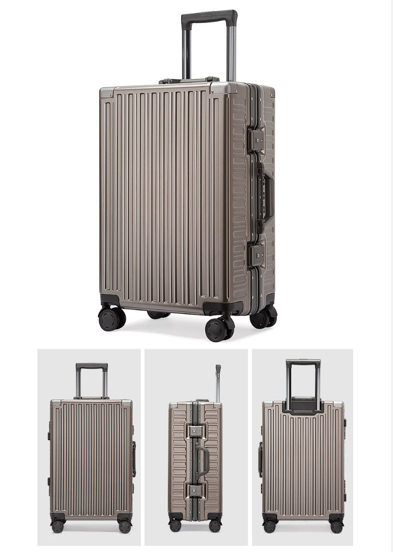 Vali kéo du lịch khóa đôi TSA viền nhôm 20-26inch WD610