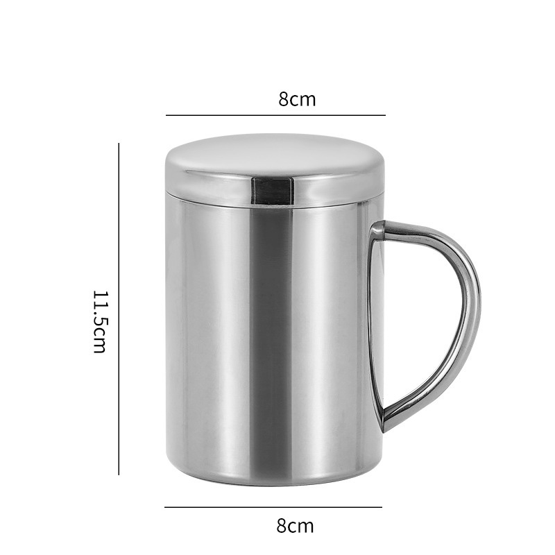 Ly đựng nước inox 304 cách nhiệt 2 lớp 400ml CCD024