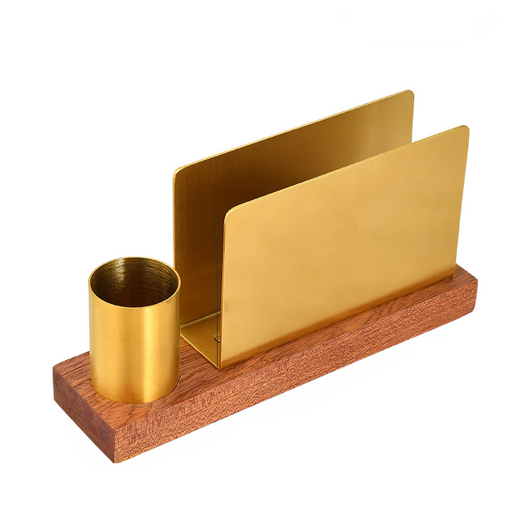 Khay đựng khăn giấy để bàn đế gỗ JJD14
