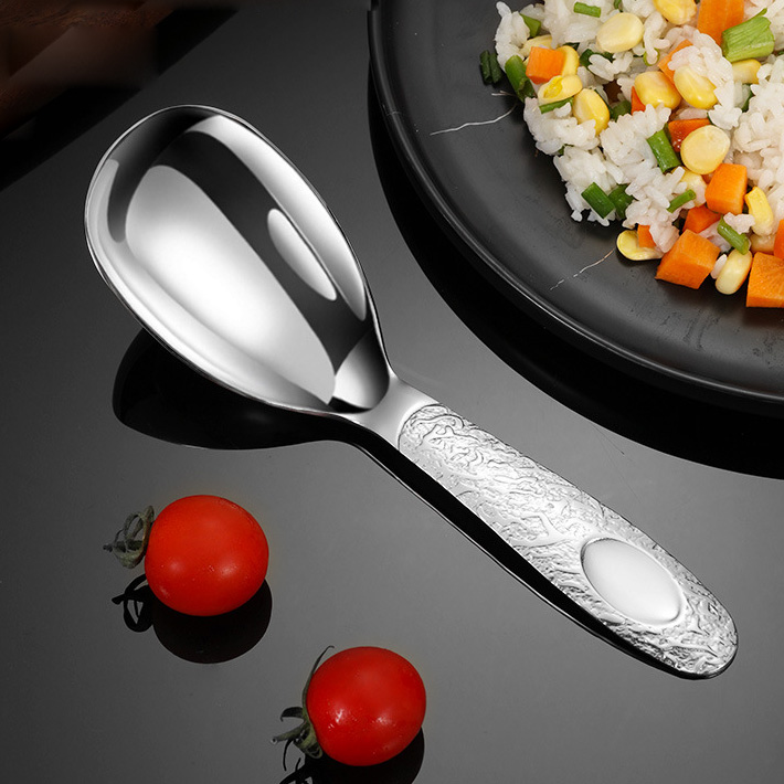 Muỗng phục vụ muỗng múc thức ăn bàn tiệc inox 304 JHG011