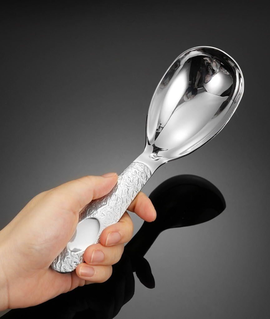 Muỗng phục vụ muỗng múc thức ăn bàn tiệc inox 304 JHG011