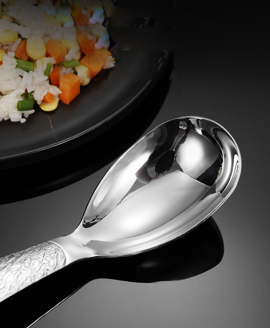 Muỗng phục vụ muỗng múc thức ăn bàn tiệc inox 304 JHG011