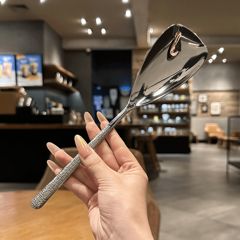 Muỗng phục vụ muỗng múc thức ăn bàn tiệc inox 304 JHG012