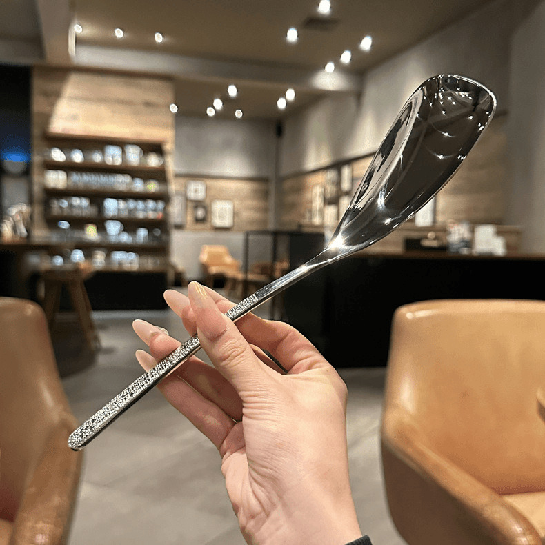 Muỗng phục vụ muỗng múc thức ăn bàn tiệc inox 304 JHG012
