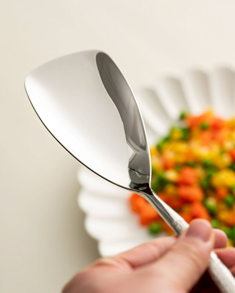 Muỗng phục vụ muỗng múc thức ăn bàn tiệc inox 304 JHG012