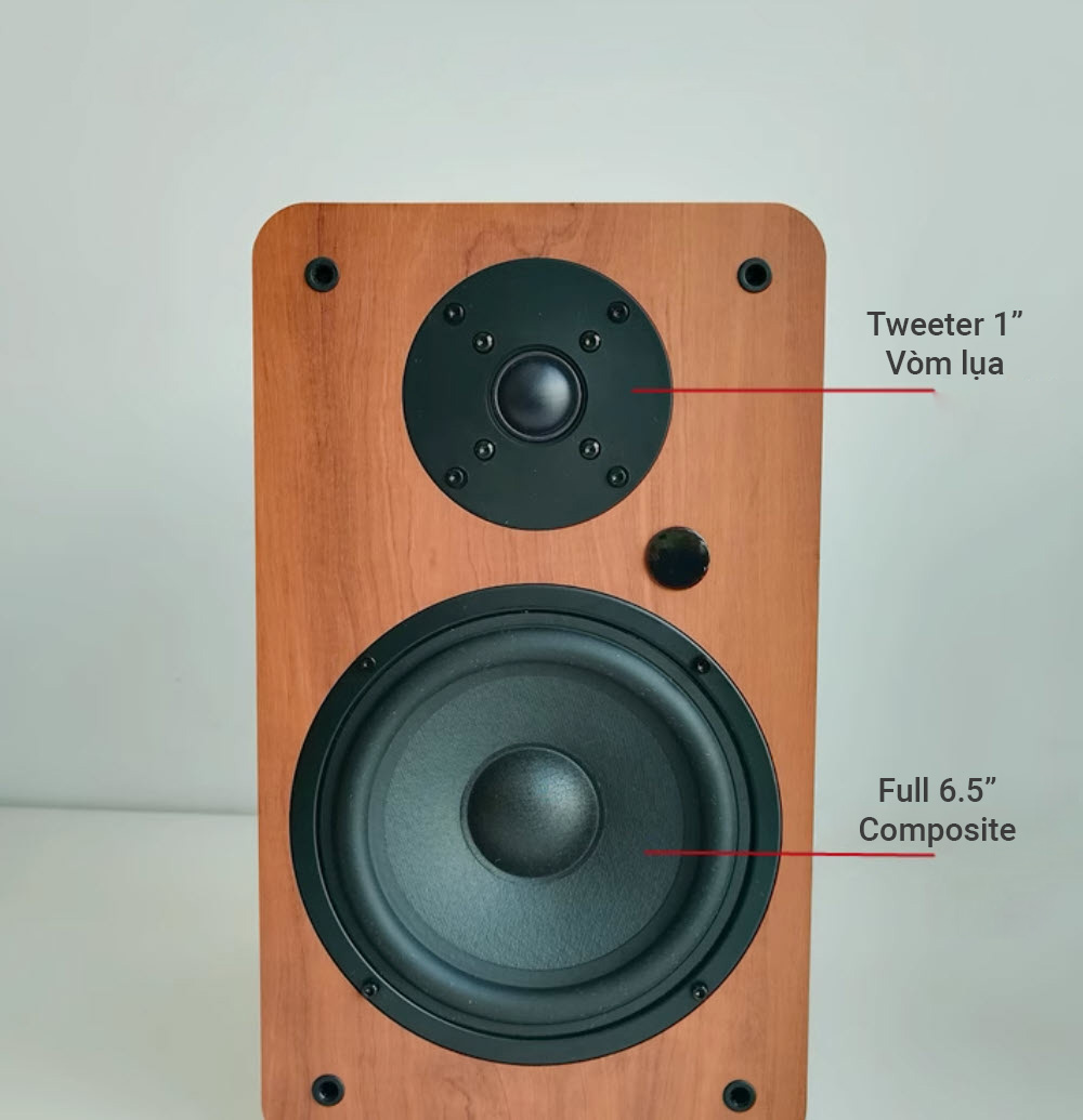 Loa booksheft chủ động 6.5inch 120W Bestisan SR07 bluetooth 5.0 kết nối đa năng