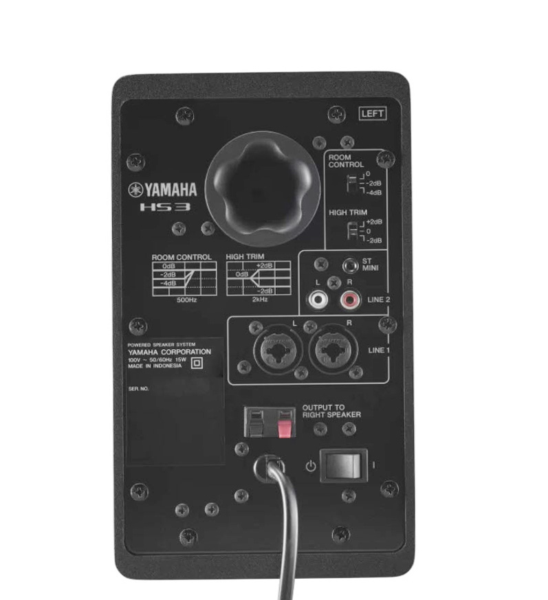 Loa kiểm âm chủ động Yamaha HS3 3.5inch âm thanh trung thực, nhỏ gọn, đa kết nối