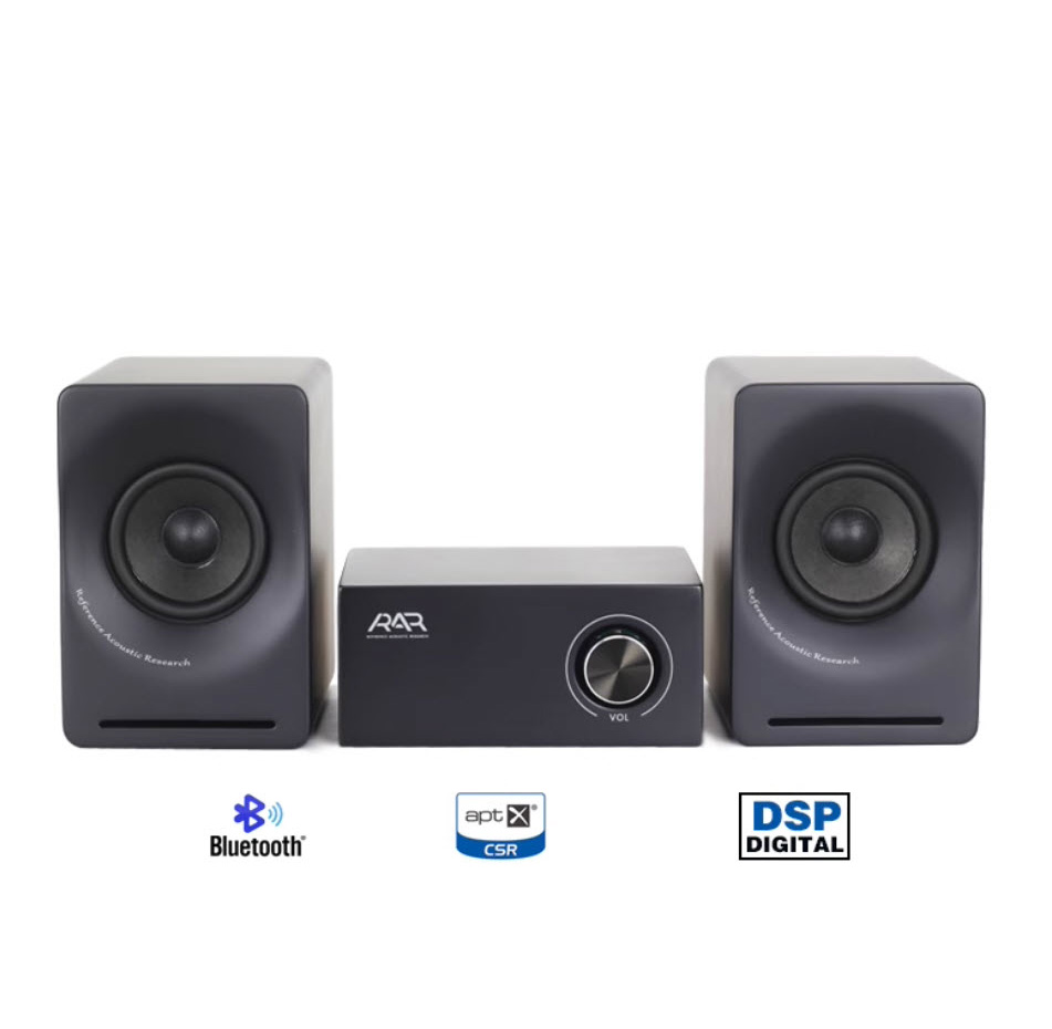 Dàn loa ampli acoustic mini 3inch để bàn ARA-T3 chuẩn DSP & aptX-CSR kết nối bluetooth.