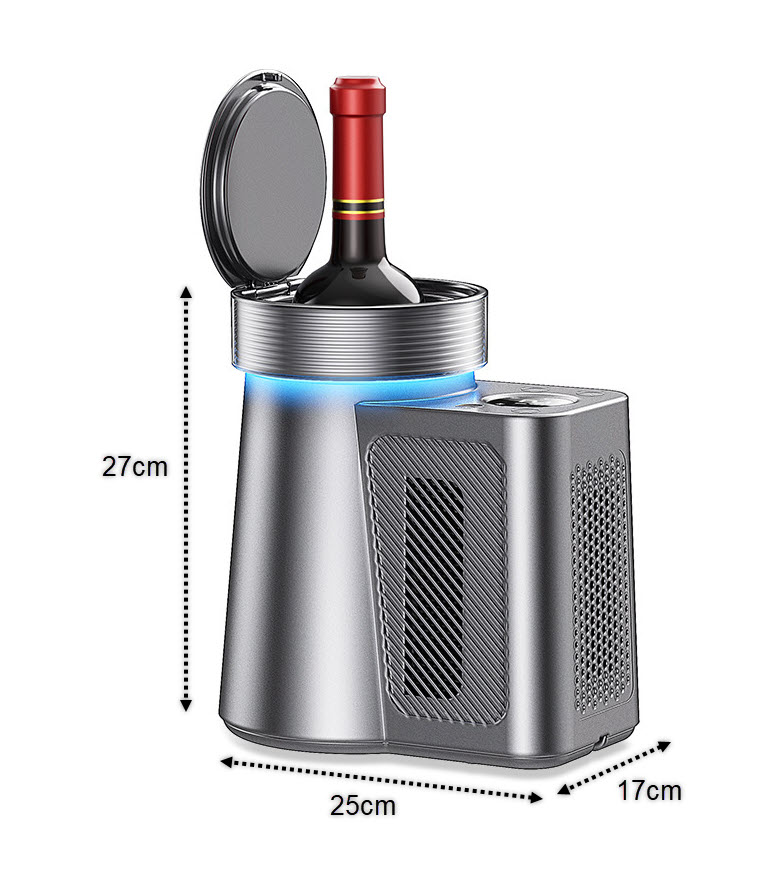 Máy ướp lạnh rượu vang để bàn BKJC01 từ 5 - 20 độ C công suất 36W