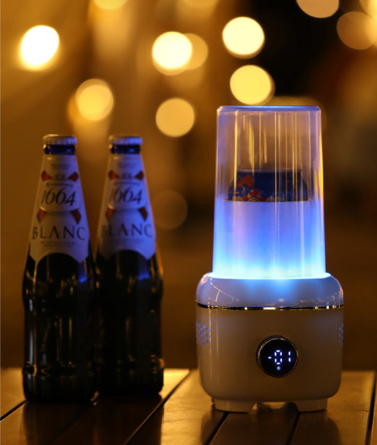 Máy làm lạnh và hâm nóng đồ uống nhiệt độ 0 ~ 70°C YHY-D1 công suất 36W