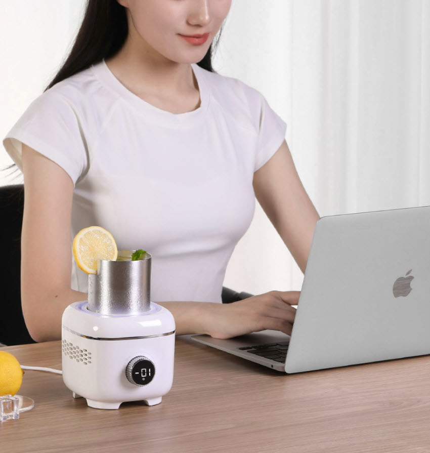 Máy làm lạnh và hâm nóng đồ uống nhiệt độ 0 ~ 70°C YHY-D1 công suất 36W