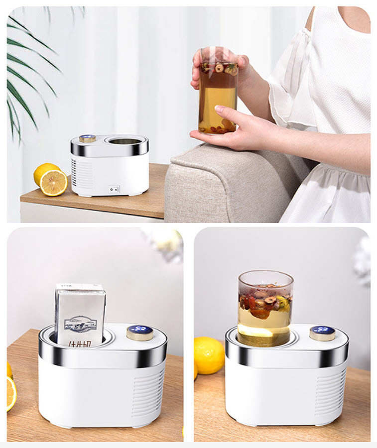 Máy làm lạnh và hâm nóng đồ uống nhiệt độ 0 ~ 70°C YHY014 công suất 36W